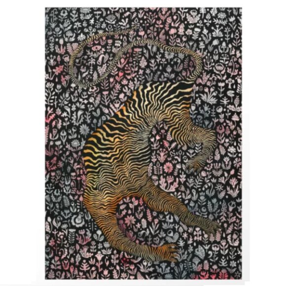 'Headless Tiger' Large Wall Tapestry - Picture 2 of 2